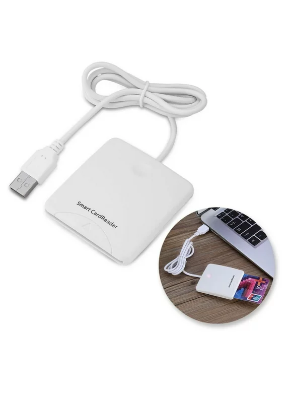 Smart Card Reader DOD Military USB Common Access CAC, Compatible with Windows, Mac OS 10.6-10.10 and Linux