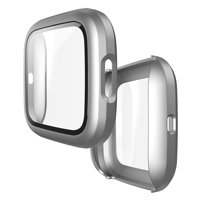 Protective Film Compatible with Fitbit Versa 2, Full Coverage, All-round Protection, Anti-fingerprint & Anti-scratch SILVER