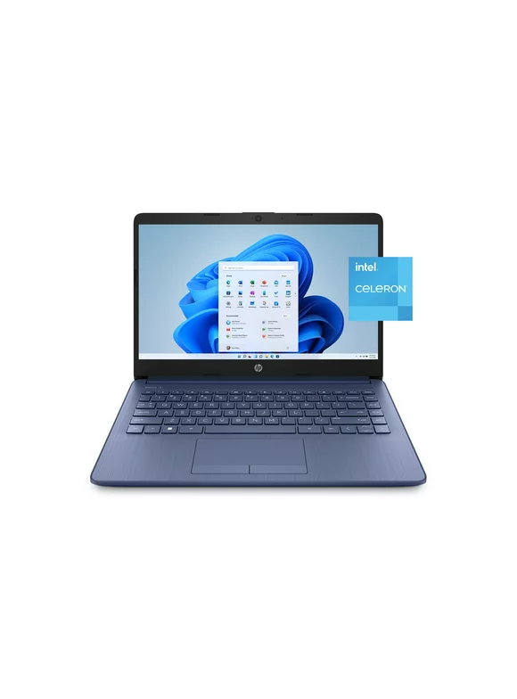 HP Stream 14" Laptop, Intel Celeron N4120,4GB RAM,64GB eMMC, Blue, Windows 11 (S mode) with Office 365 1-yr, 14-cf2111wm