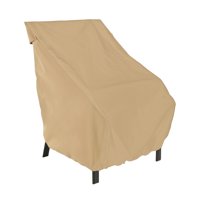 Classic Accessories Terrazzo Water-Resistant 26 Inch High Back Patio Chair Cover