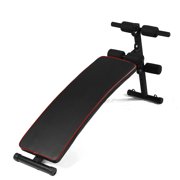 Adjustable Sit up Bench Crunch Board Abdominal Fitness for Home Gym Exercise 49"x19.7"x24"