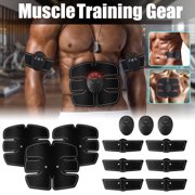 Muscle Stimulation ABS Stimulator, Abdominal Muscle Trainer Smart Body Building Fitness Ab Core Toners Work Out