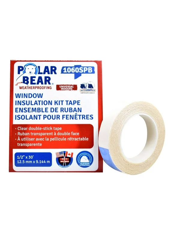 Window Insulation Film Kit Replacement Tape | Polar Bear Weather Stripping- 1060SPB