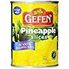 Gefen Fruit Refresher Pineapple Slices KFP 20 Oz. Pack Of 6.