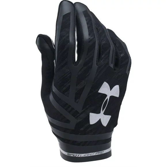 Under Armour Men's Ua Spotlight Pro Football Gloves, Black,XXL - US