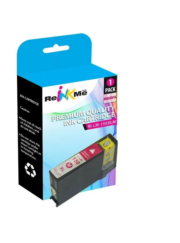 ReInkMe Compatible 14N1616 150XL Magenta Ink Cartridge for Lexmark S315 S515