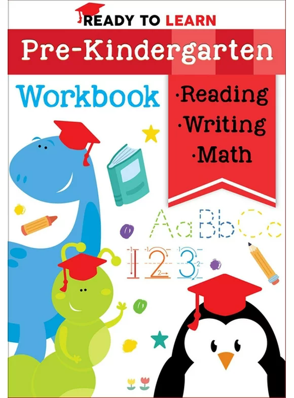 Ready to Learn: Ready to Learn: Pre-Kindergarten Workbook : Counting, Shapes, Letter Practice, Letter Tracing, and More! (Paperback)
