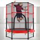 image 6 of Howstar 55In Kids Trampoline With Enclosure Net Jumping Mat And Spring Cover Padding