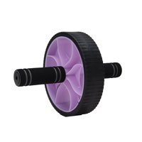 Mind Reader Ab Roller Wheel, Abdominal Roller Wheel with Foam Grips, Ab Workout Equipment, Purple