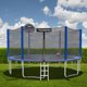 image 3 of Topbuy 16FT Trampoline Combo Bounce Jump Safety Enclosure Net W/ Basketball Hoop Ladder