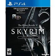 The Elder Scrolls V: Skyrim Special Edition Dragonborn Bundle (PS4) Includes Dovahkiin Mask, Collectible Steelbook Case & Dawnguard, Hearthfire and Dragonborn Add-Ons