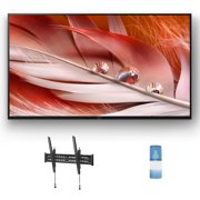 Sony XR65X90J 65" 4K High Dynamic Range Bravia Smart TV with a Walts TV Large/Extra Large Tilt Mount for 43"-90" Compatible TV's and a Walts HDTV Screen Cleaner Kit (2021)