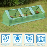 Erommy Portable Mini Greenhouse Outdoor Green Plant Hot HouseGreen