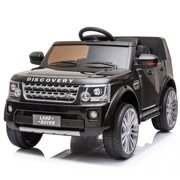 12V Ride on Truck, Chevrolet Silverado Black Ride on Toys with Remote Control, Power 4 Wheels Ride on Cars for Boys Girls, Black Electric Cars for Kids to Ride, LED Lights, MP3 Music, Foot Pedal,CL220