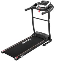 Electric Exercise Treadmills on Sale, SEGMART 55'' x 23.6'' x 43.3'' Smart Folding Treadmill with MP3 Audio Auxiliary Port, 12 Preset Program, Motorized Running Exercise Equipment for Home, S10268