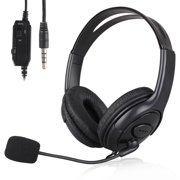 TSV Gaming Headset for PS4, Xbox One, Wired PC Headset with Surround Sound Noise Canceling Over Ear Headphones with Mic Soft Earmuffs Compatible with Xbox One, Nintendo Switch, PC, PS3, Mac, Laptop