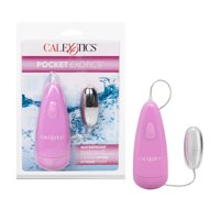 CalExotics Pocket Exotics 2-Speed Silver Bullet Vibrator - Pink