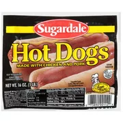 Sugardale Hot Dogs, 1 Lb.