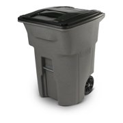 Toter 96 Gal. Trash Can Graystone with Wheels and Lid