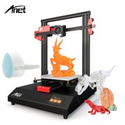 Anet ET4 3D Printer Metal Frame Structure Build Volume 220*220*250 with 2.8 Inch Color Touchscreen Heatbed 8G TF Card & 10m PLA Sample Filament