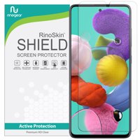 RinoGear Screen Protector for Samsung Galaxy A51 Case Friendly Samsung Galaxy A51 Screen Protector Accessory TPU Clear Film