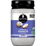 Spectrum Culinary Organic Refined Coconut Oil, 14 Ounce Jar