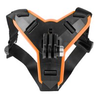 Winnereco Motorcycle Helmet Chin Strap Mount for GoPro Xiaomi Yi OSMO Action (Orange)
