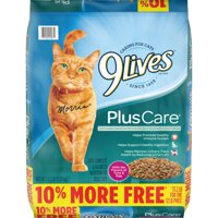 9Lives Plus Care Dry Cat Food Bonus Bag, 13.2-Pound
