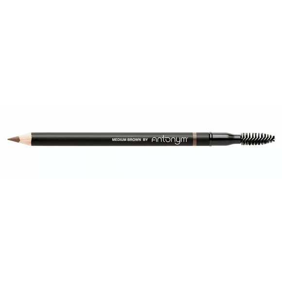 Antonym Cosmetics Certified Natural Eyebrow Pencil, Medium Brown