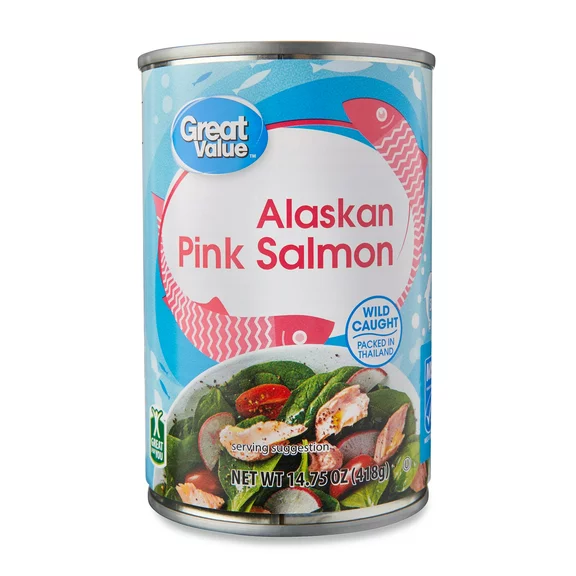 Great Value Alaskan Pink Salmon, 14.75 oz