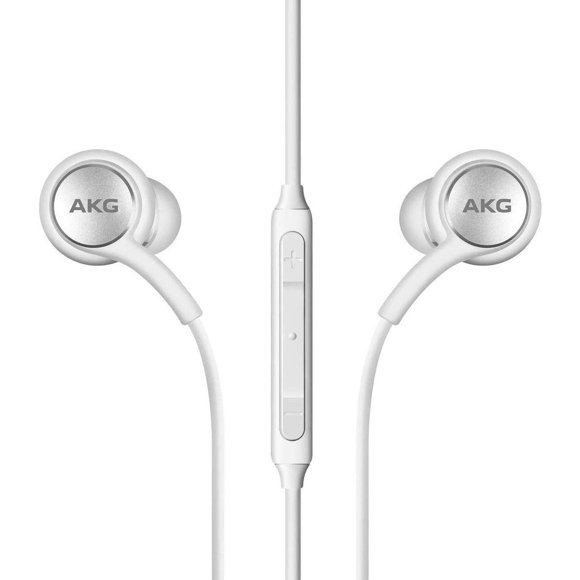 Premium White Wired Earbud Stereo In-Ear Headphones with in-line Remote & Microphone Compatible with LG Optimus Fuel