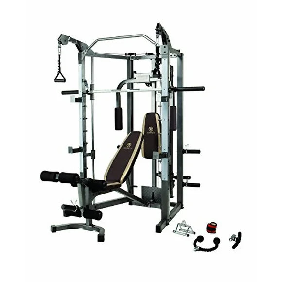 Marcy Combo Smith Heavy-Duty Total Body Strength Home Gym - 1000lb Capacity