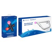 Sony PlayStation VR PSVR Aim Controller and 2 Pack Move Motion Controllers PS4