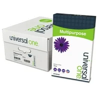 Universal Deluxe Multipurpose Paper, 98 Bright, 20lb, 8.5 x 14, Bright White, 500 Sheets/Ream, 10 Reams/Carton -UNV95400