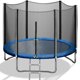 image 0 of Kids Trampoline With Safety Enclosure Net And Ladder, 10x10x8.4ft 661lbs Load Outdoor Recreational Trampoline With Waterproof Jump Pad For Outdoor Toddler Trampolines, Black