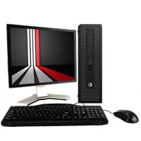 HP Desktop Computer 800G1 Intel Core I5,8GB RAM,320GB HDD, Windows 10 Home, Keyboard and Mouse, WIFI includes 22in Monitor - Refurbished