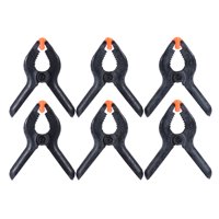 Andoer 6pcs Plastic Tight Clip Clamp Photographic Equipment Universal Use for Photography Studio Photo Paper Background Backdrop Stand Holder