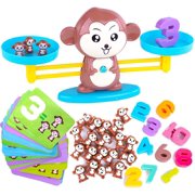 More Counting Numbers and Monkey Balance Cool Math Game Preschool Learning Educational Toys for 3 4 5 Year olds First Grade Children Kids Kindergarten Board Game