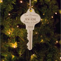 First Christmas In New Home Personalized Wood Ornament