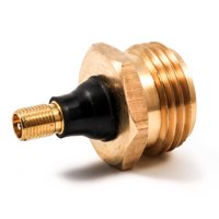 Camco Brass Blow Out Plug for RV Winterizing - Helps Clear the Water Lines in Your RV During Winterization and Dewinterization (36153)