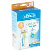 Dr. Brown's Options+ Wide-Neck Baby Bottle, 9 Ounce, 2 Count
