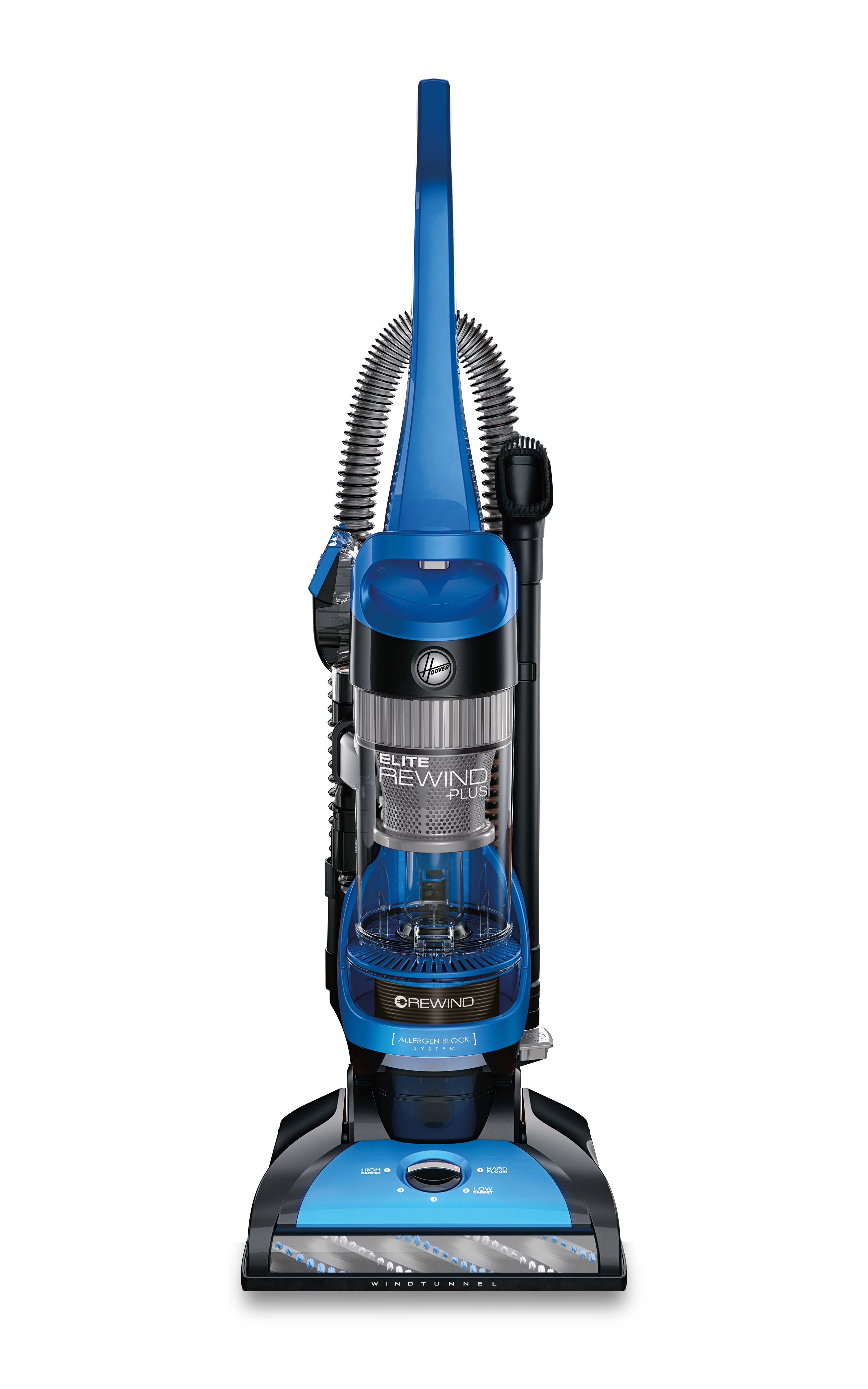 Hoover Elite Rewind Plus Upright Vacuum Cleaner with Filter Made with HEPA Media, UH71200