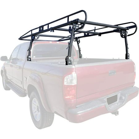 HECASA 1000 LBS Adjustable Truck Contractor Ladder Pickup Lumber Utility Kayak Rack Full Size (Notice:You Will Receive Two Packages for This Item)