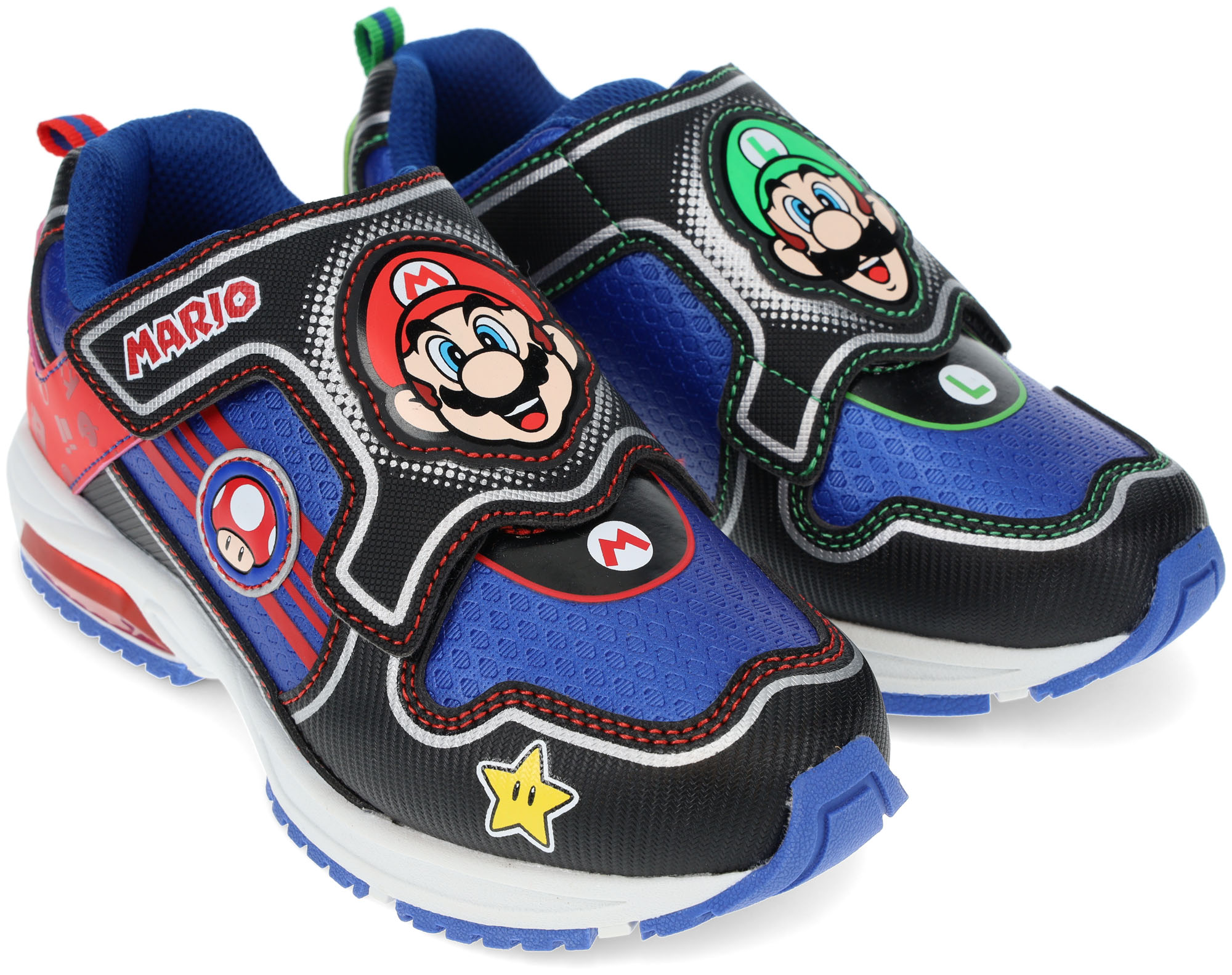 Mario & Luigi Light Up Athletic Sneaker, Sizes 10-2