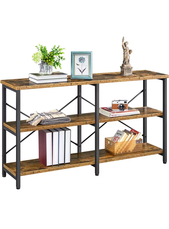 River Street Designs 55inch 3-Tier Industrial Console Table, Multiple Colors