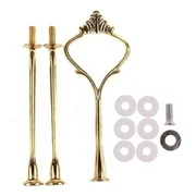 3 Tier Cake Plate Stand Handle Crown Fitting Metal Wedding Party for Wedding birthday Party Afternoon tea