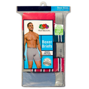 Fruit of the Loom Mens Boxer Briefs 6 Pack Big Sizes 2XL