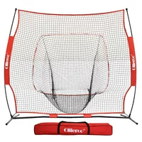 Ollieroo 7'x7' Baseball & Softball Practice Net for Hitting, Pitching - Includes Carry Bag