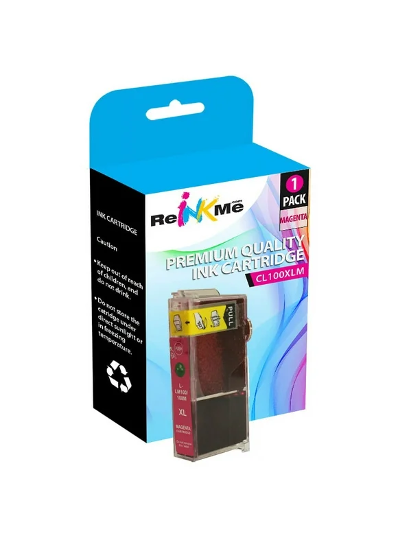 ReInkMe Compatible 14N1070 100XL Magenta Ink Cartridge for Lexmark Impact S301
