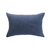 1 Pc Polyester & Velvet Striped Decorative Pillow Cover - PiccoCasa